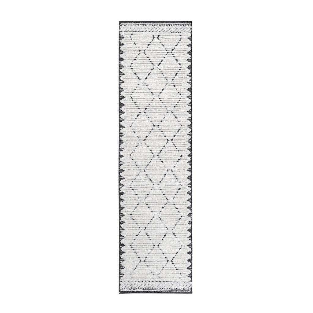 Mitanni Home 45115A | CREAM/ANTHRACITE | 2'2''x8' | 2-810109226801