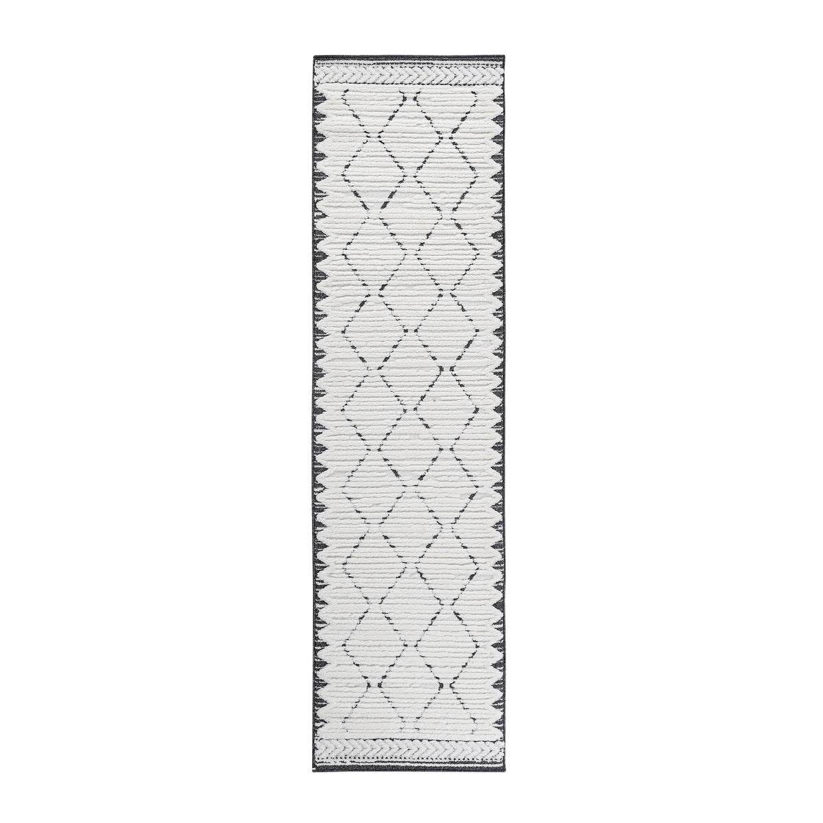 Mitanni Home 45115A | CREAM/ANTHRACITE | 2'2''x8' | 2-810109226801