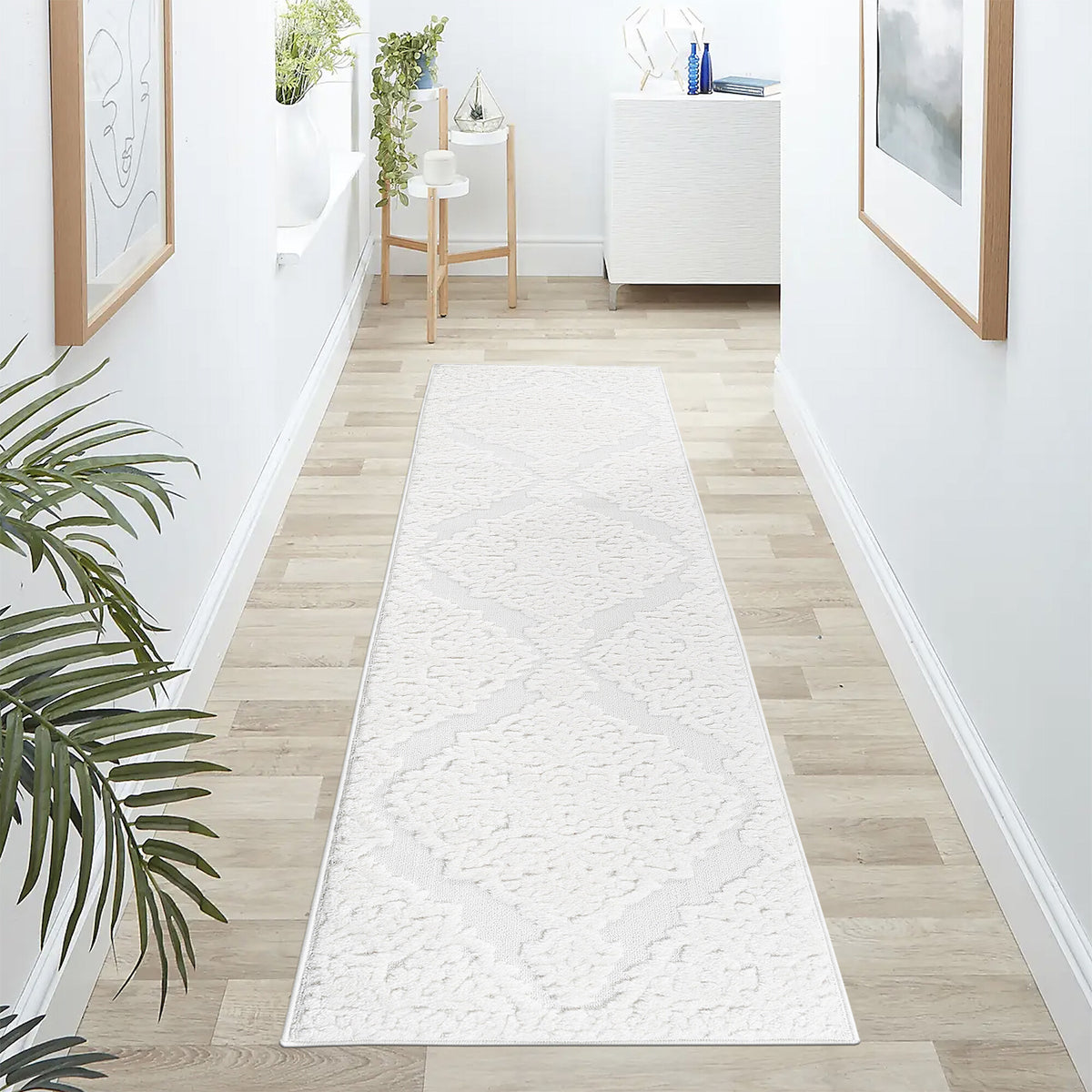 Mitanni Home 45116A | CREAM/CREAM | 2'2''x8' | 1-810109226863