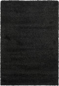 Mitanni Home 10101A | BLACK | 5'x7, 7'5''x 9'5'' | black shaggy