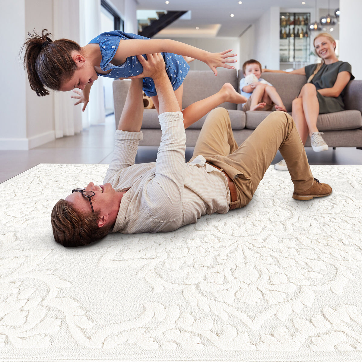 Mitanni Home 45116A | CREAM/CREAM | 2'2''x8' | 3-810109226870