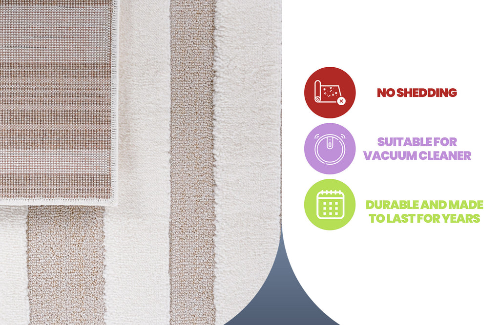 Mitanni Home 45111A | BEIGE/CREAM | 2'2''x8' | 7-810109226573