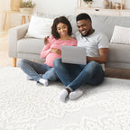 Mitanni Home 45116A | CREAM/CREAM | 2'2''x8' | 4-810109226870